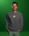 Erkek Ragdoll Kedisi Desenli Sweatshirt – Minimal Göğüs Baskılı, Rahat Kesim