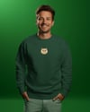 Erkek Ragdoll Kedisi Desenli Sweatshirt – Minimal Göğüs Baskılı, Rahat Kesim
