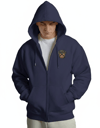 Erkek Rottweiler Baskılı Oversize Fermuarlı Hoodie