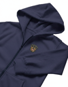 Erkek Rottweiler Baskılı Oversize Fermuarlı Hoodie