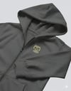 Erkek Scottish Fold Baskılı Oversize Fermuarlı Hoodie