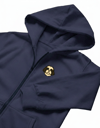 Erkek Shih Tzu Baskılı Oversize Fermuarlı Hoodie