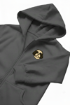 Erkek Shih Tzu Baskılı Oversize Fermuarlı Hoodie