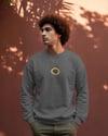 Erkek Siyam Kedisi Desenli Sweatshirt – Minimal Göğüs Baskılı, Unisex Rahat Kalıp