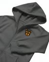 Erkek Yorkshire Terrier Baskılı Oversize Fermuarlı Hoodie
