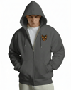 Erkek Yorkshire Terrier Baskılı Oversize Fermuarlı Hoodie