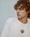 Goldendoodle Köpek Baskılı Unisex Oversize Tişört – Minimal Sevimli Poodle Mix Tasarım