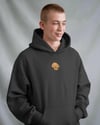Goldendoodle Nakışlı Siyah Erkek Hoodie – Oversize Kapüşonlu Sweatshirt