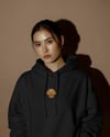 Goldendoodle Nakışlı Siyah Kadın Hoodie – Oversize Kapüşonlu Sweatshirt