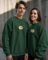 İran Kedisi Desenli Sevgili Sweatshirt – Unisex Çift Kombini