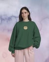 Kadın Baskılı Sweatshirt – İran Kedisi (Persian Cat) Minimal Tasarım
