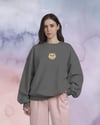 Kadın Baskılı Sweatshirt – İran Kedisi (Persian Cat) Minimal Tasarım