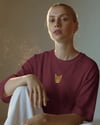 Kadın Bengal Kedisi Baskılı Oversize Tişört – Minimal Bengal Cat Tasarım