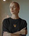 Kadın Bengal Kedisi Baskılı Oversize Tişört – Minimal Bengal Cat Tasarım