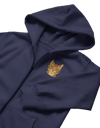 Kadın Bengal Kedisi Baskılı Tam Boy Fermuarlı Hoodie – Oversize
