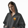 Kadın Golden Retriever Baskılı Oversize Fermuarlı Hoodie