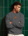 Kadın Poodle Baskılı Oversize Sweatshirt – Sevimli Patili Dost Tasarımı