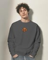 Kadın Poodle Baskılı Oversize Sweatshirt – Sevimli Patili Dost Tasarımı