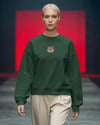 Kadın Rahat Kesim %100 Pamuk Sweatshirt, Dtf Baskılı Bisiklet Yaka