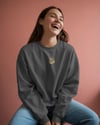 Kadın Rahat Kesim %100 Pamuk Sweatshirt, Dtf Baskılı Bisiklet Yaka