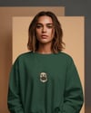 Kangal Baskılı Kadın Sweatshirt – Minimal Anadolu Çoban Köpeği Tasarımlı Regular Fit