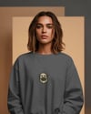 Kangal Baskılı Kadın Sweatshirt – Minimal Anadolu Çoban Köpeği Tasarımlı Regular Fit
