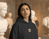 Kangal Köpek Baskılı Unisex Oversize Hoodie – Güçlü Minimal Tasarım