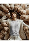 Kedi Babası Minimal Baskılı Tişört