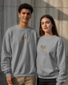 Maine Coon Kedi Desenli Çift Sweatshirt – Unisex Sevgili Kombini