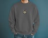 Minimal Köpek Figürlü Unisex Sweatshirt – Göğüs Ortası Baskı