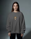 Pitbull Baskılı Kadın Sweatshirt – Minimal Güçlü Duruş Tasarımı Regular Fit