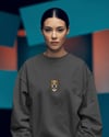 Pitbull Baskılı Kadın Sweatshirt – Minimal Güçlü Duruş Tasarımı Regular Fit