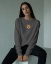 Pomeranian Baskılı Kadın Sweatshirt – Regular Fit Minimal Köpek Tasarım