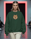 Pomeranian Baskılı Kadın Sweatshirt – Regular Fit Minimal Köpek Tasarım