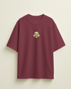 Poodle Köpek Baskılı Kadın Oversize Tişört – Minimal Poodle Tasarım