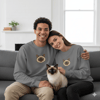 Ragdoll Kedi Desenli Sevgili Sweatshirt – Unisex Çift Kombini