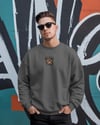 Rottweiler Baskılı Unisex Sweatshirt – Minimal Köpek Figürlü Günlük Oversize Sweat