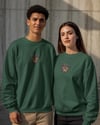 Rottweiler Köpek Desenli Sevgili Sweatshirt – Unisex Çift Kombini