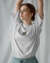Scottish Fold Kedi Baskılı Kadın Oversize Tişört – Minimal Cat Tasarım