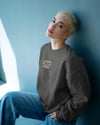 Scottish Fold Kedi Baskılı Kadın Sweatshirt – Minimal Tasarım | Muhtar Store