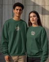 Scottish Fold Kedi Desenli Sevgili Sweatshirt – Unisex Çift Kombini