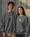 Scottish Fold Kedi Desenli Sevgili Sweatshirt – Unisex Çift Kombini