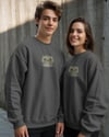Scottish Fold Kedi Desenli Sevgili Sweatshirt – Unisex Çift Kombini