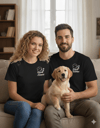 Sevgililer Günü Özel Köpek Babası & Köpek Annesi Tişört Seti – Çiftlere Özel Uyumlu T-Shirt
