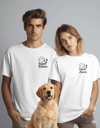 Sevgililer Günü Özel Köpek Babası & Köpek Annesi Tişört Seti – Çiftlere Özel Uyumlu T-Shirt