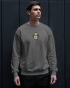 Shih Tzu Köpek Baskılı Antrasit Sweatshirt – Unisex