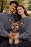 Shih Tzu Köpek Desenli Sevgili Sweatshirt – Unisex Çift Kombini