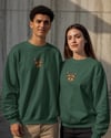 Shih Tzu Köpek Desenli Sevgili Sweatshirt – Unisex Çift Kombini
