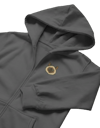Siyam Kedisi Baskılı Tam Boy Fermuarlı Hoodie – Unisex Oversize