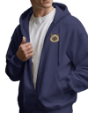 Siyam Kedisi Baskılı Tam Boy Fermuarlı Hoodie – Unisex Oversize